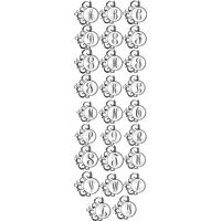 Fancy Round Frames Monogram Alphabet Font