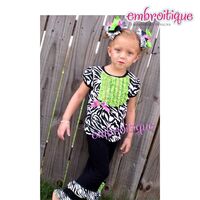 Rhinestones and Ruffles Ruched front shirt - Shabby Sweet, 2 image