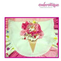 ITH Shabby Sweet Ruched Ice Cream Cone, 2 image