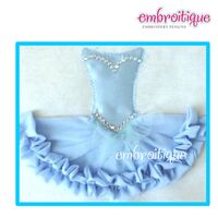 Princess Gown - Shabby Sweet Ruched Applique, 2 image