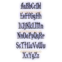 Halloween Spooky Monogram Font Set