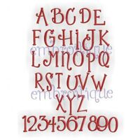 Sugar and Spice Whimsical Curly Monogram Set - BX files included