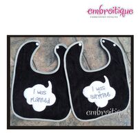 I was Planned and I was a Surprise Baby Twin Raw Edge Set, 2 image