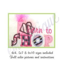 Born to Shop Applique, 2 image