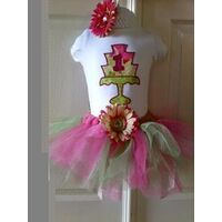 Birthday Wedding Tiered Cake with Numbers Applique, 2 image