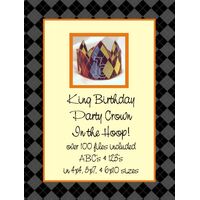 ITH King or Prince Crown Birthday Party Hat 2, 2 image