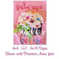 ITH Shabby Sweet Ruched Cupcake, 2 image