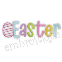 Easter Word With Egg