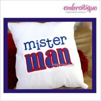 Mister Man Big Boy Applique Sibling Design