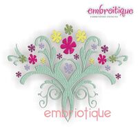 Mod Pow Flower Spring Wedding Bouquet