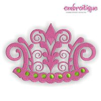 Princess Crown - Perfect for Blankets and Towels
