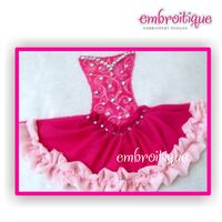 Princess Gown - Shabby Sweet Ruched Applique