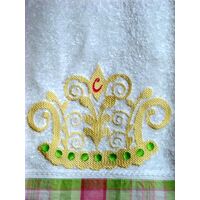 Princess Crown - Perfect for Blankets and Towels, 2 image