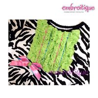 Rhinestones and Ruffles Ruched front shirt - Shabby Sweet