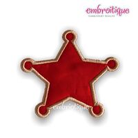 Sheriff Badge Applique