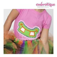 Silly Monster Mouth 2 Applique - Halloween