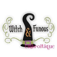 Witch and Famous Funny Halloween Design