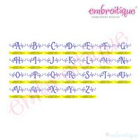 Adams Accented Initials Monogram Set