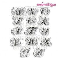 Maisie Monogram Font Set - 2" and 3", 3 image