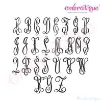 Scarlett Monogram Font Set, 2 image