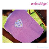Super Girl Set - Mask, Cuffs, Cape, Applique Alphabet, 2 image