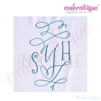 Courtly Calligraphy Stunning Ornamental Monogram Set