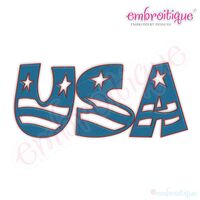 Patriotic 4th of July Monogram Set - USA