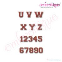 Sporty Letters and Numbers Monogram Set, 3 image