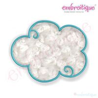 Springtime Birds and Trees - Fluffy Cloud Applique