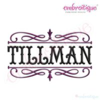 Tillman Font Frame