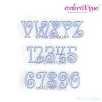 Beanie RAW EDGE Applique  Monogram Set
