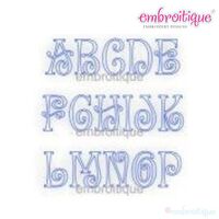 Beanie RAW EDGE Applique  Monogram Set