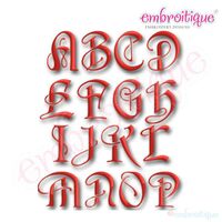 Fancy 3 Monogram Font Set