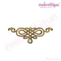 Graham Classy Swirl Font Frame