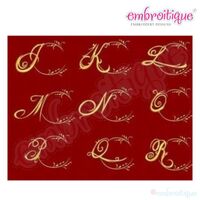 Heirloom Fancy Alphabet Frame with Lower Case Letters