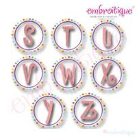 Polka Dot Frame with Letters Set, 3 image