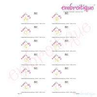 Tall Pumpkin with Curly Vines Monogram Font Set, 4 image