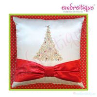 Twirly Tannenbaum Christmas Tree Embroidery Design, 2 image