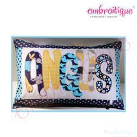 Angus Raw Edge Applique Monogram Set