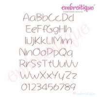 Cupcakes and Cartwheels Monogram Font Set