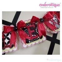 Simply Scalloped Square Banner Applique Set - Birthday Nursery