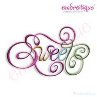 Sweet Calligraphy Script Design
