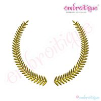 Classic Wreath Monogram Frame