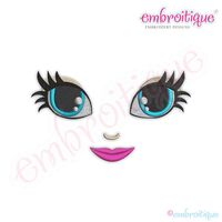Doodley Doll Face 21 - several sizes included