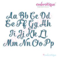 Fancy Pants Basic Monogram Font Set - Small 1" - 3.5"