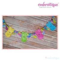 ITH Candy Bunnies Banner, 2 image