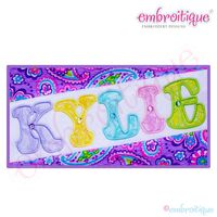 Kylie Applique Monogram Set - 4" & 5"