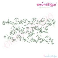 Lucky Shamrock Monogram Font Set - Large