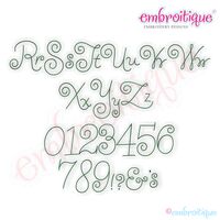 Lucky Shamrock Monogram Font Set - Large