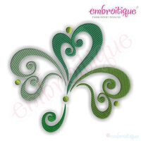 Ornate Curly Shamrock - Large, 2 image
